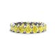 1 - Laida 4.00 mm Yellow Diamond Eternity Band 