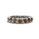 1 - Laida 4.00 mm Smoky Quartz Eternity Band 