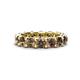 1 - Laida 4.00 mm Smoky Quartz Eternity Band 
