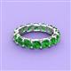4 - Laida 4.00 mm Green Garnet Eternity Band 