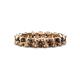 1 - Laida 3.80 mm Smoky Quartz Eternity Band 