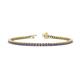 1 - Izarra 2.30 mm Iolite Eternity Tennis Bracelet 