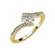 4 - Eleni Diamond Bypass Ring 