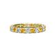 1 - Laida 3.00 mm Citrine and Diamond Eternity Band 