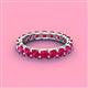 4 - Laida 3.40 mm Ruby Eternity Band 