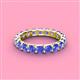 4 - Laida 3.40 mm Tanzanite Eternity Band 