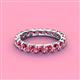4 - Laida 3.40 mm Pink Tourmaline Eternity Band 