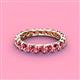 4 - Laida 3.40 mm Pink Tourmaline Eternity Band 