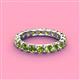 4 - Laida 3.40 mm Peridot Eternity Band 