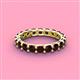 4 - Laida 3.40 mm Red Garnet Eternity Band 