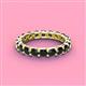 4 - Laida 3.40 mm Black Diamond Eternity Band 