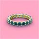 4 - Laida 3.40 mm Blue Diamond Eternity Band 