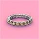 4 - Laida 3.40 mm Smoky Quartz Eternity Band 