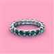 4 - Laida 3.40 mm London Blue Topaz Eternity Band 
