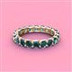 4 - Laida 3.40 mm London Blue Topaz Eternity Band 