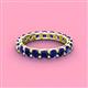 4 - Laida 3.40 mm Blue Sapphire Eternity Band 