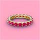 4 - Laida 3.40 mm Ruby Eternity Band 