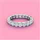 4 - Laida 3.40 mm White Sapphire Eternity Band 