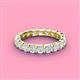 4 - Laida 3.40 mm White Sapphire Eternity Band 