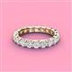 4 - Laida 3.40 mm White Sapphire Eternity Band 