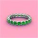 4 - Laida 3.40 mm Green Garnet Eternity Band 