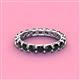 4 - Laida 3.40 mm Black Diamond Eternity Band 