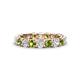 1 - Laida 3.40 mm Peridot and Diamond Eternity Band 