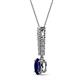 2 - Orah Blue Sapphire and Diamond Journey Pendant 