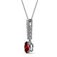 2 - Orah Ruby and Diamond Journey Pendant 