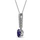 2 - Orah Iolite and Diamond Journey Pendant 