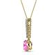 2 - Orah Pink Sapphire and Diamond Journey Pendant 