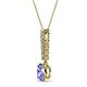 2 - Orah Tanzanite and Diamond Journey Pendant 