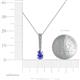 4 - Orah Tanzanite and Diamond Journey Pendant 