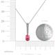 4 - Orah Pink Tourmaline and Diamond Journey Pendant 