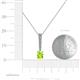 4 - Orah Peridot and Diamond Journey Pendant 