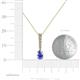 4 - Orah Tanzanite and Diamond Journey Pendant 