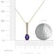 4 - Orah Iolite and Diamond Journey Pendant 