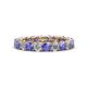 1 - Lucida 3.40 mm Tanzanite and Diamond Eternity Band 