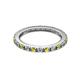 2 - Gracie 2.00 mm Round Yellow and White Diamond Eternity Band 