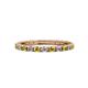 1 - Gracie 2.00 mm Round Yellow and White Diamond Eternity Band 