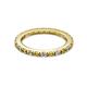 2 - Gracie 2.00 mm Round Citrine and Diamond Eternity Band 