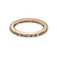 2 - Gracie 2.00 mm Round Citrine and Diamond Eternity Band 