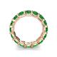 6 - Laida 4.00 mm Green Garnet Eternity Band 