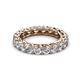 3 - Lucida 3.80 mm Round Diamond U Prong Eternity Band 
