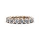 1 - Lucida 4.00 mm Round Diamond U Prong Eternity Band 