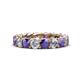 1 - Lucida 4.00 mm Iolite and Diamond Eternity Band 
