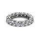 3 - Lucida 4.00 mm Round Diamond U Prong Eternity Band 