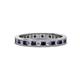 1 - Celina 2.00 mm Round Blue Sapphire and Diamond Eternity Band 