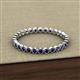 3 - Arria 2.00 mm Blue Sapphire Eternity Band 