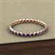 3 - Arria 2.00 mm Blue Sapphire Eternity Band 